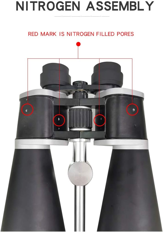 30X80 BAK4 Waterproof Astronomy Binoculars with Carrying Case Y715