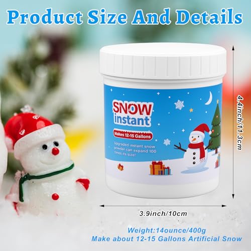 Instant Snow Powder Makes 14 Gallons Artificial Snow P305