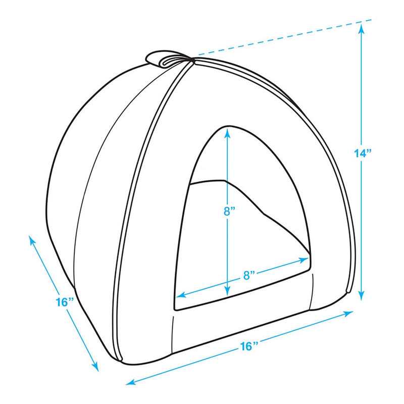 Soft Pet Tent Bed V416076