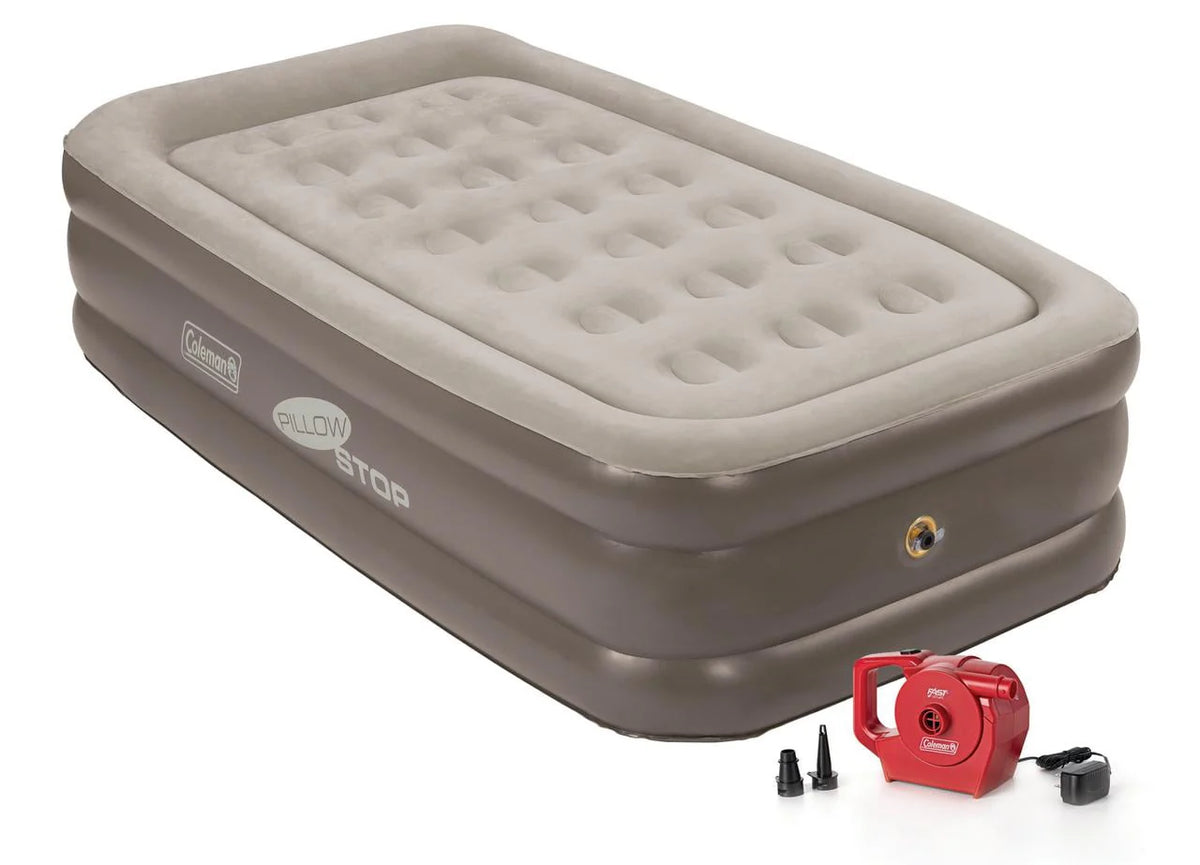 Double-High Airbed with Rechargeable Pump, Twin I87661