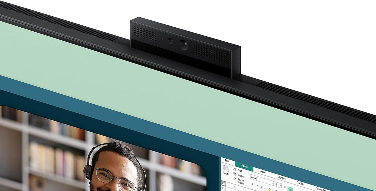 24-Inch FHD IPS Computer Monitor with Built-in Webcam and Speaker N7614