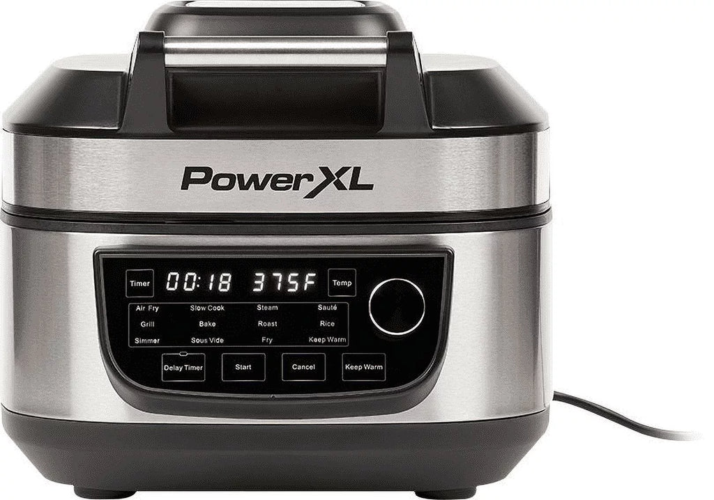 12-in-1 Stainless Steel Indoor Grill Air Fryer C371