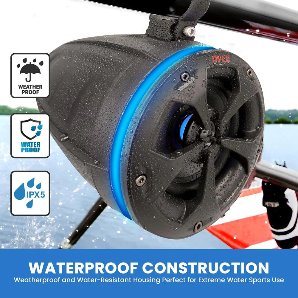 Waterproof 4 Inch Marine Grade Off-Road Speakers D8220