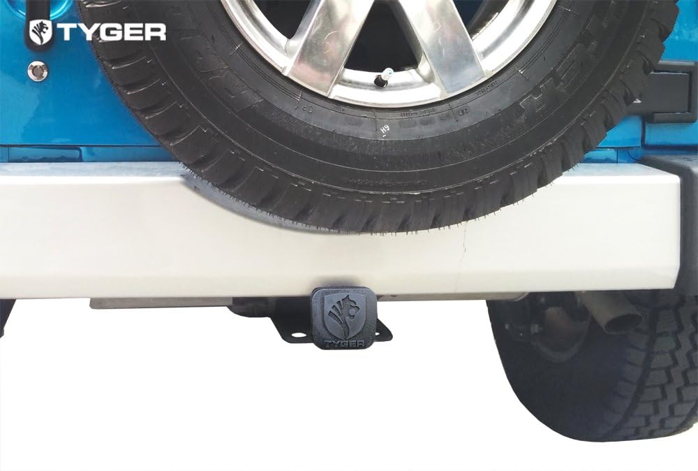 Hitch & Cover Kit 2 inch Rear Receiver Hitch Tow Towing Trailer Hitch Pack of 2 A240