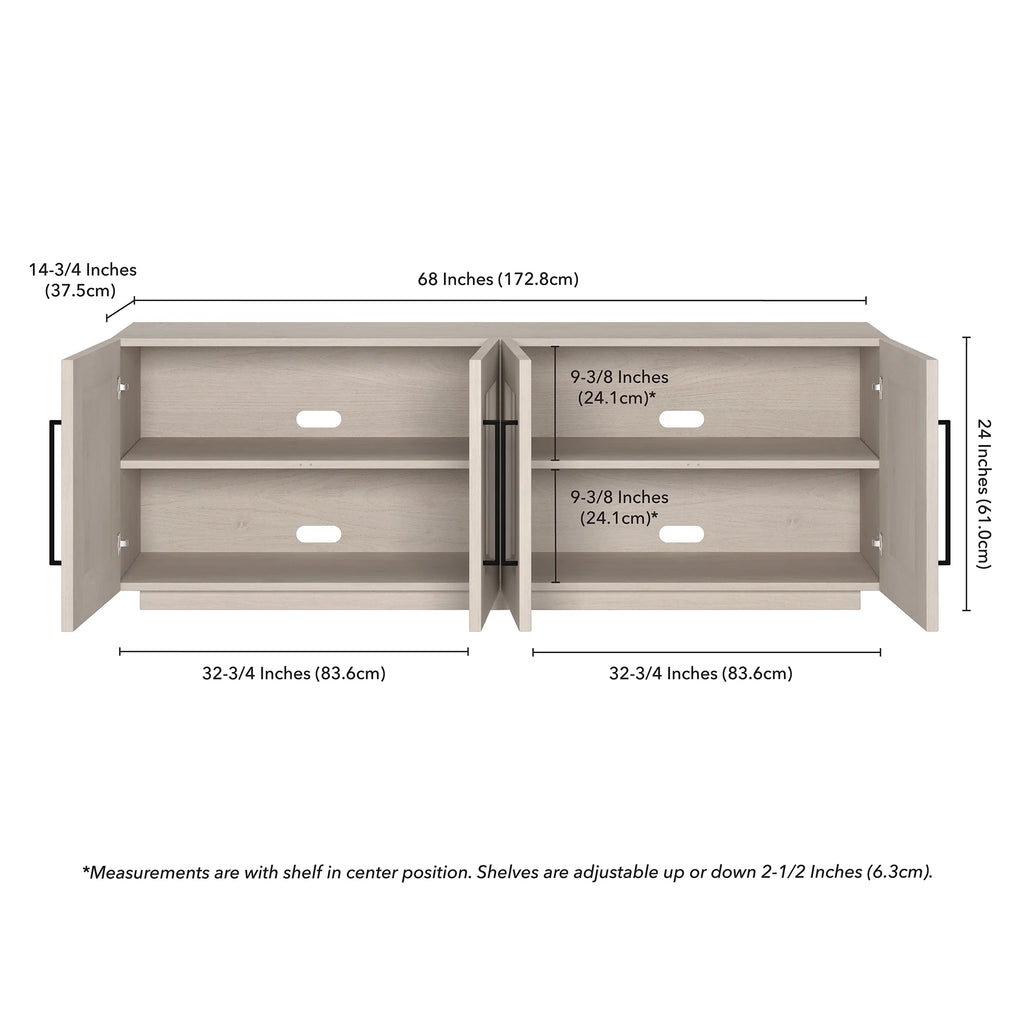 White TV Stand N56497