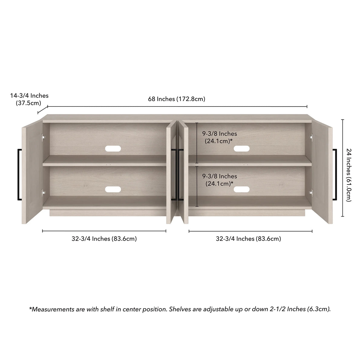 White TV Stand N56497