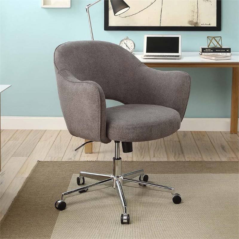 Dovetail Gray Home Office Chair U8105