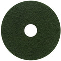 13" Heavy Duty Green Fiber Scrubbing Floor Pad 5/Carton H408