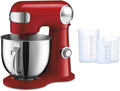 5.5-Quart Red Stand Mixer with Measuring Cup Set of 3 T828