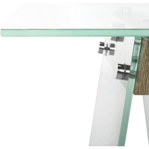 Grey/Clear Glass Coffee Table X6120