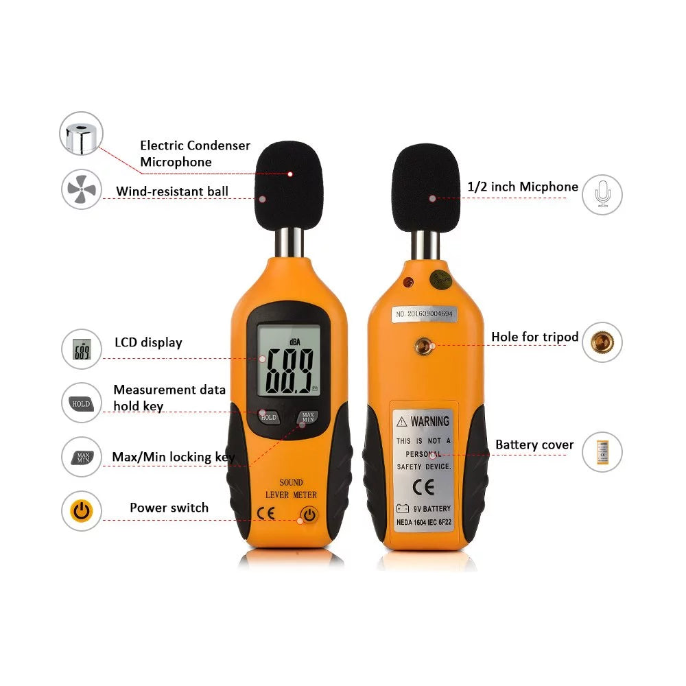 Digital Sound Level Meter 30-130dB F518115