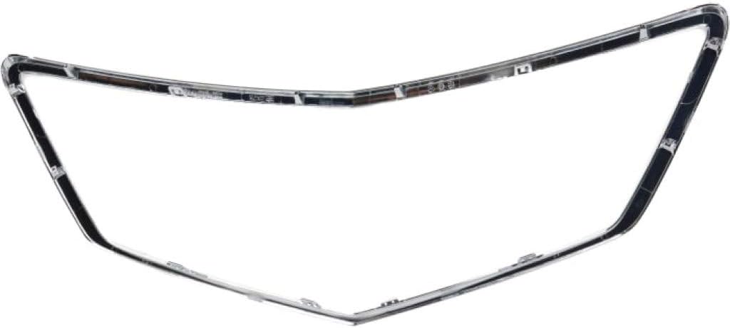 Chrome Plastic Grille Assembly with Clips W16419