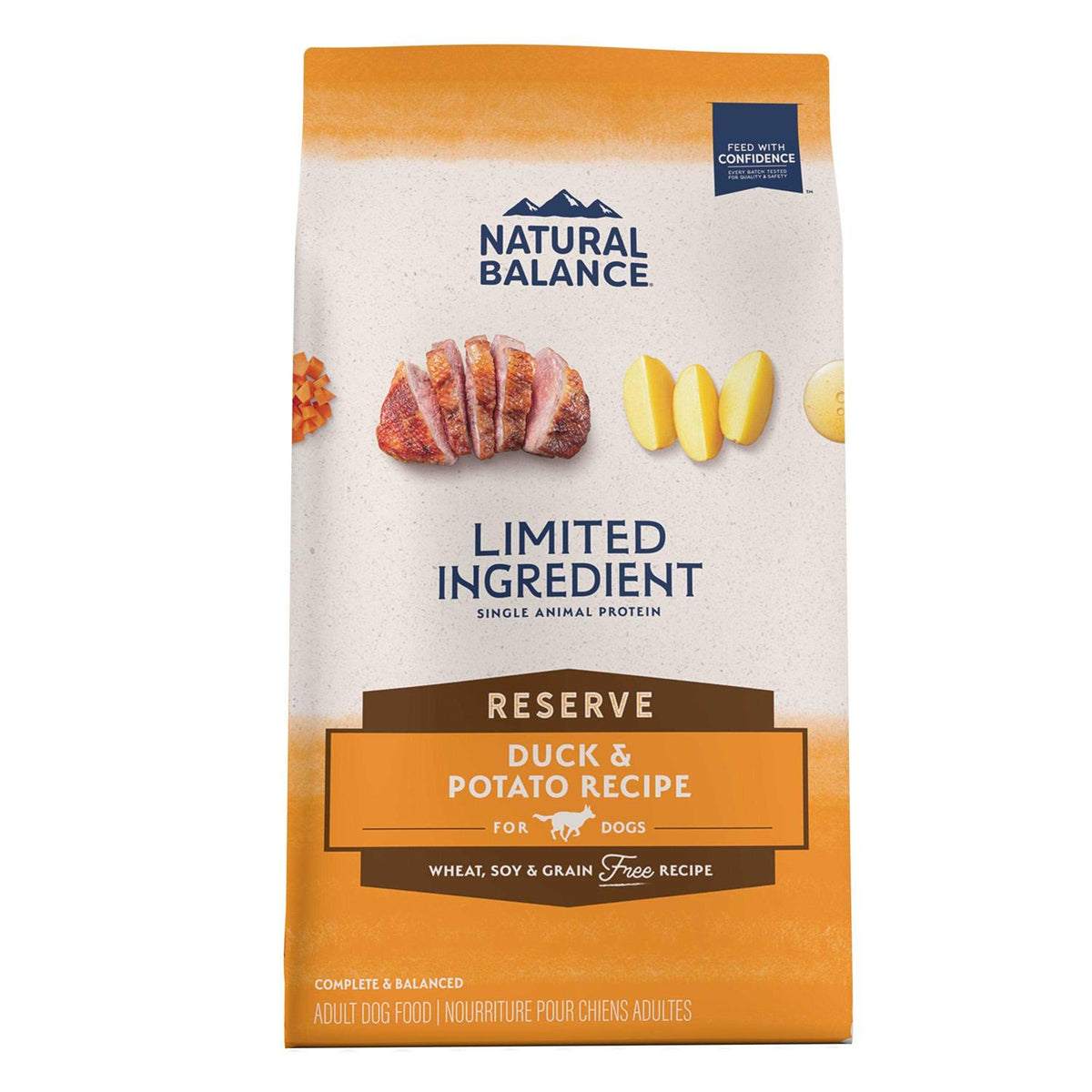 Limited Ingredient Duck & Potato Grain-Free Dry Dog Food D6430