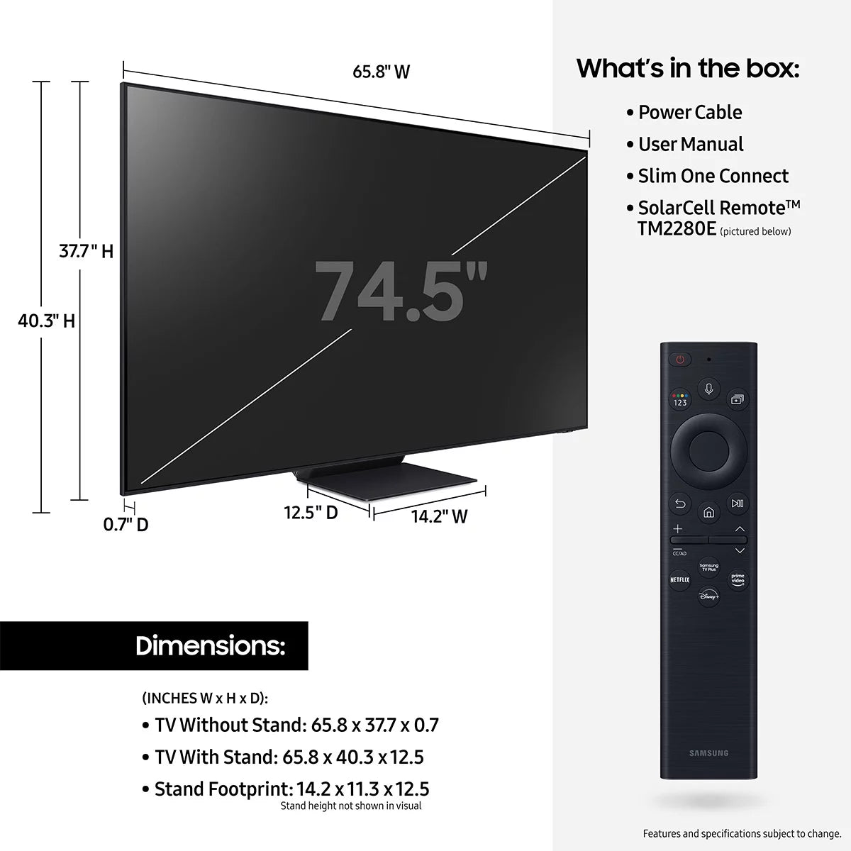 75" Neo QLED 4K Smart TV V4176