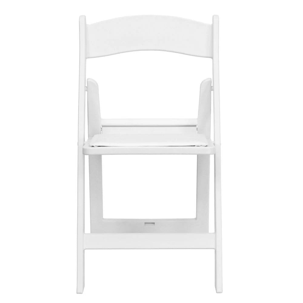 White Resin Folding Chairs (Set of 4) L602