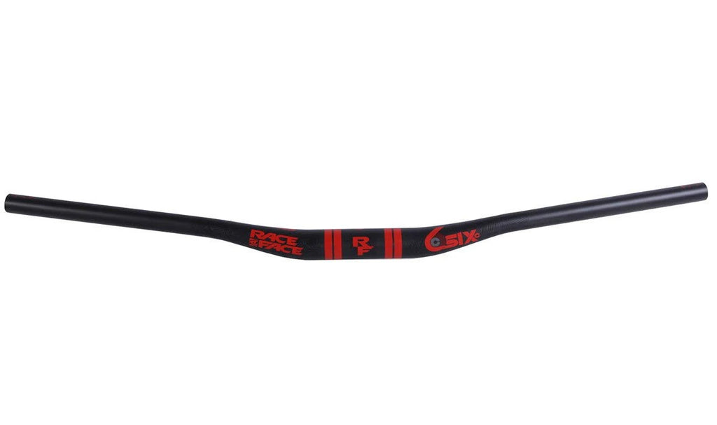 SixC Carbon Riser Handlebar 35 x 820mm 35mm Rise Silver F25918