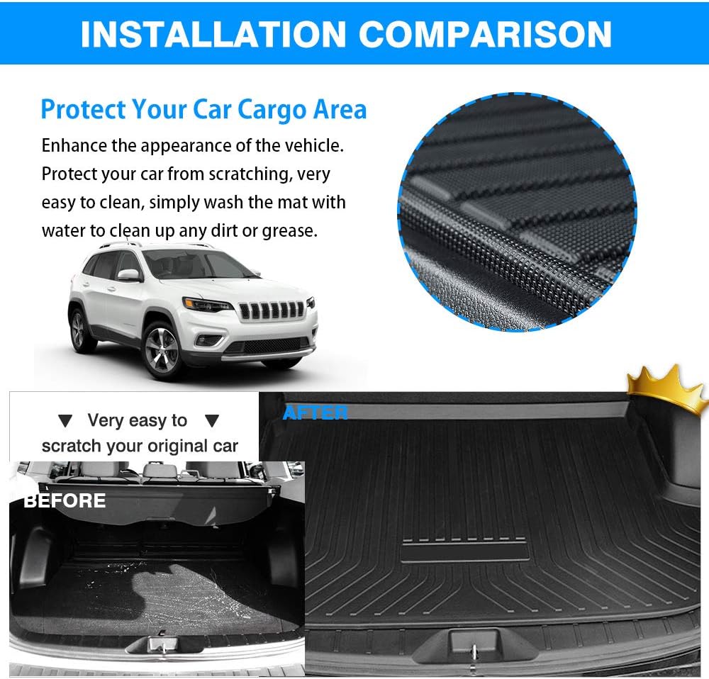 All Weather Waterproof Cargo Liner Trunk Mat A268450