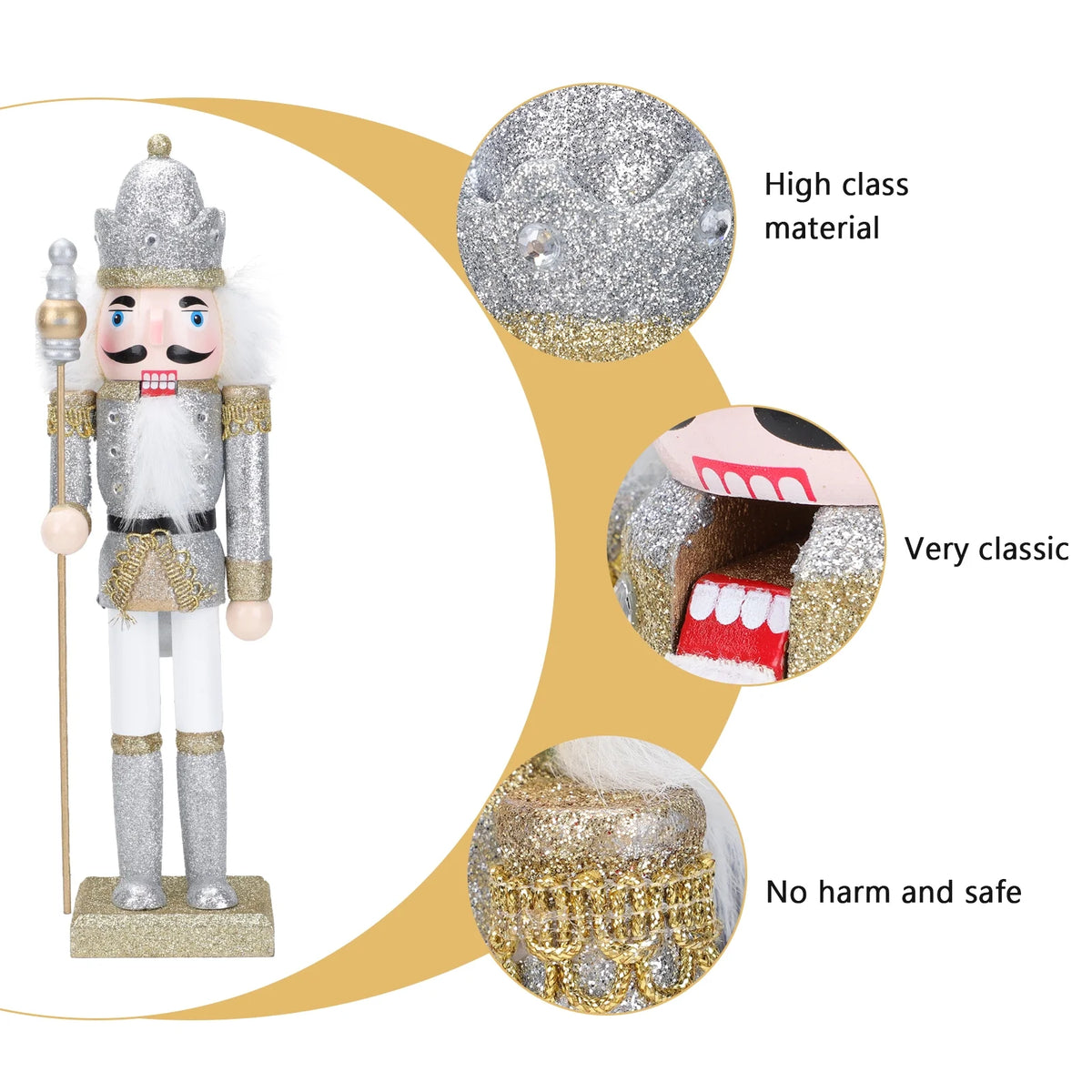Nutcracker Doll Soldier Toy Christmas Decoration S631