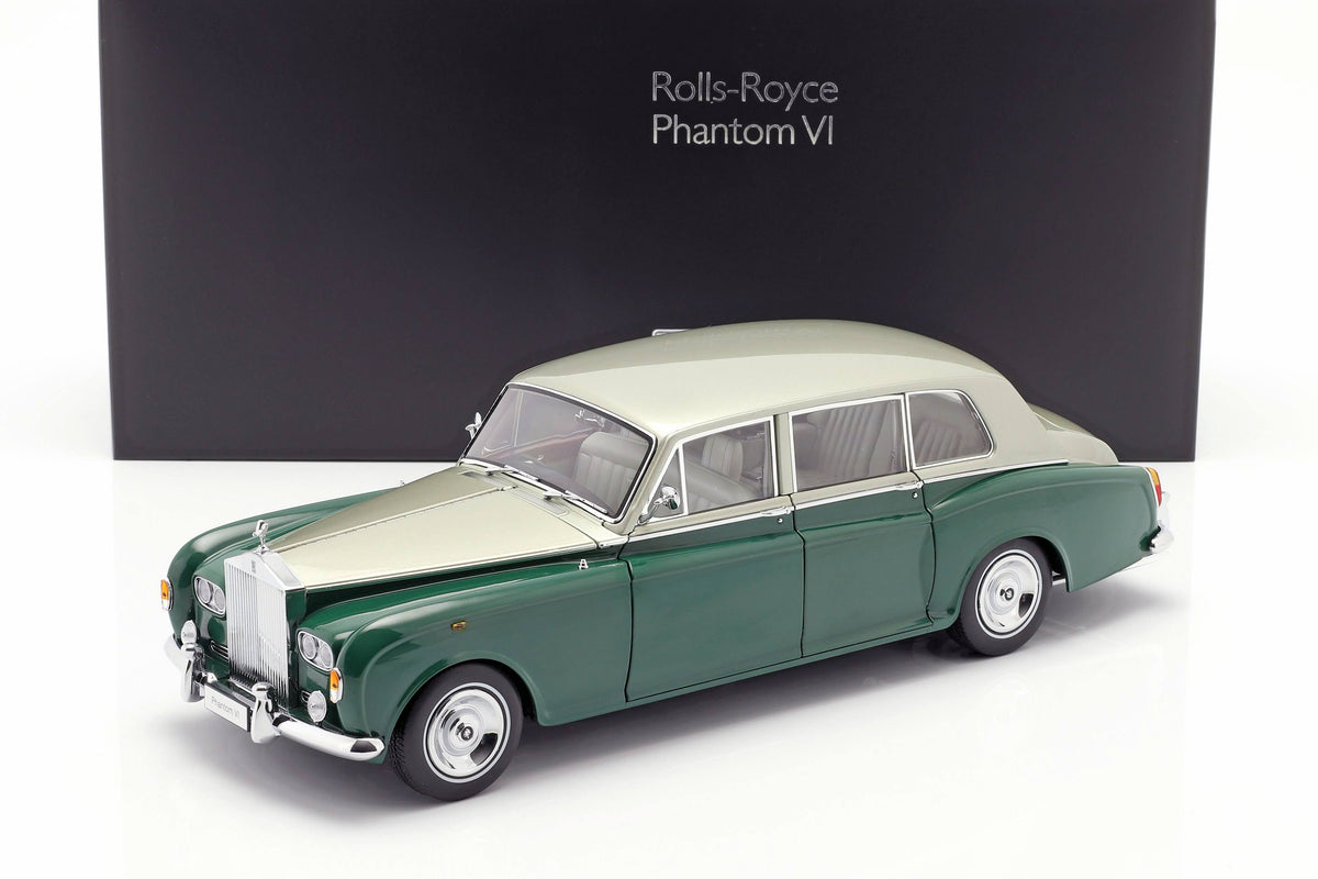 1/18 Scale Rolls Royce Phantom VI Green Silver Y143408