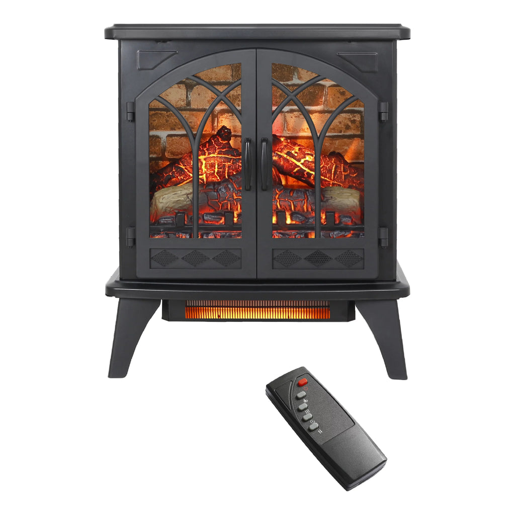 24 Inch 3D Infrared Electric Stove with Remote Control E383