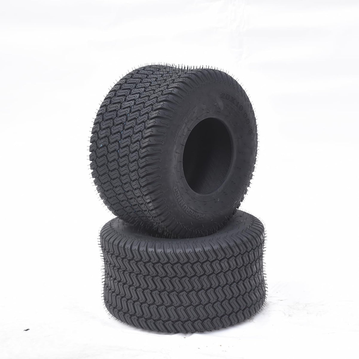 2 PCS 20x10-8 4PR Turf Saver Lawn Mower Tires U380