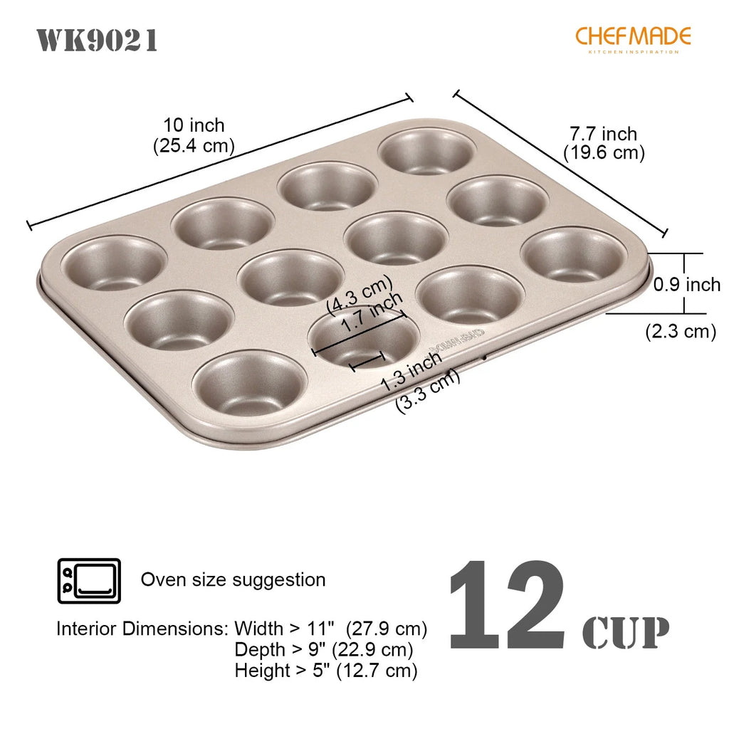12-Cavity Non-Stick Mini Muffin Pan X37805