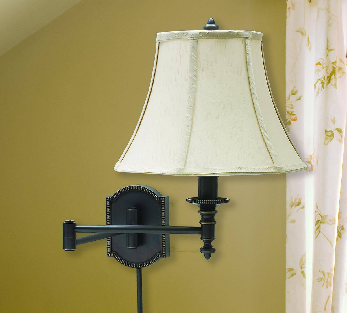 Oil Rubbed Bronze Wall Swing Arm Lamp E191