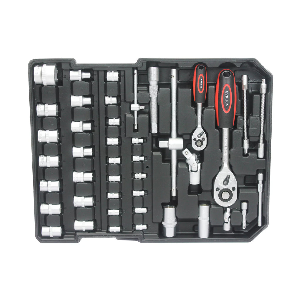 899PCS White 4 Layers Hand Tool Set with Wheels G4116