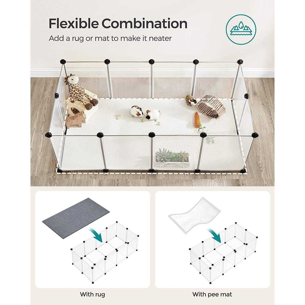 Plastic Pet Playpen with Floor O4221