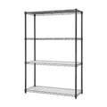 Dark Bronze 4-Tier Steel Wire Shelving Unit with Liners Z834