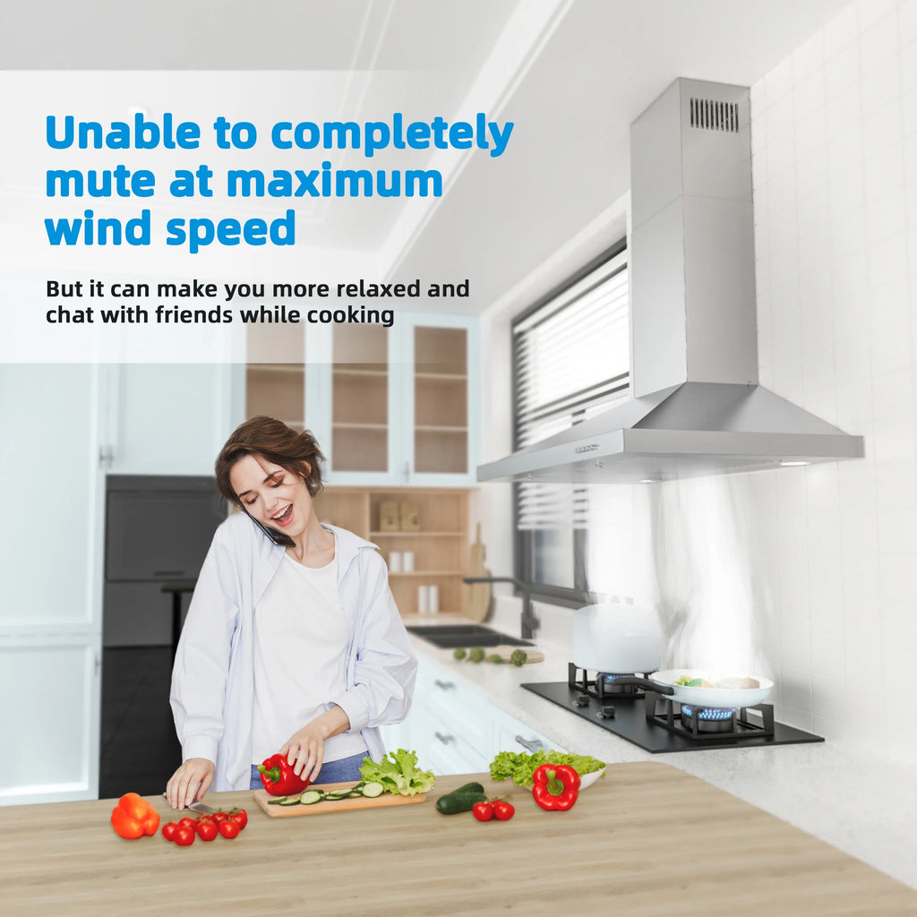 30 inch Stainless Steel Wall Mount Range Hood 400 CFM O9430