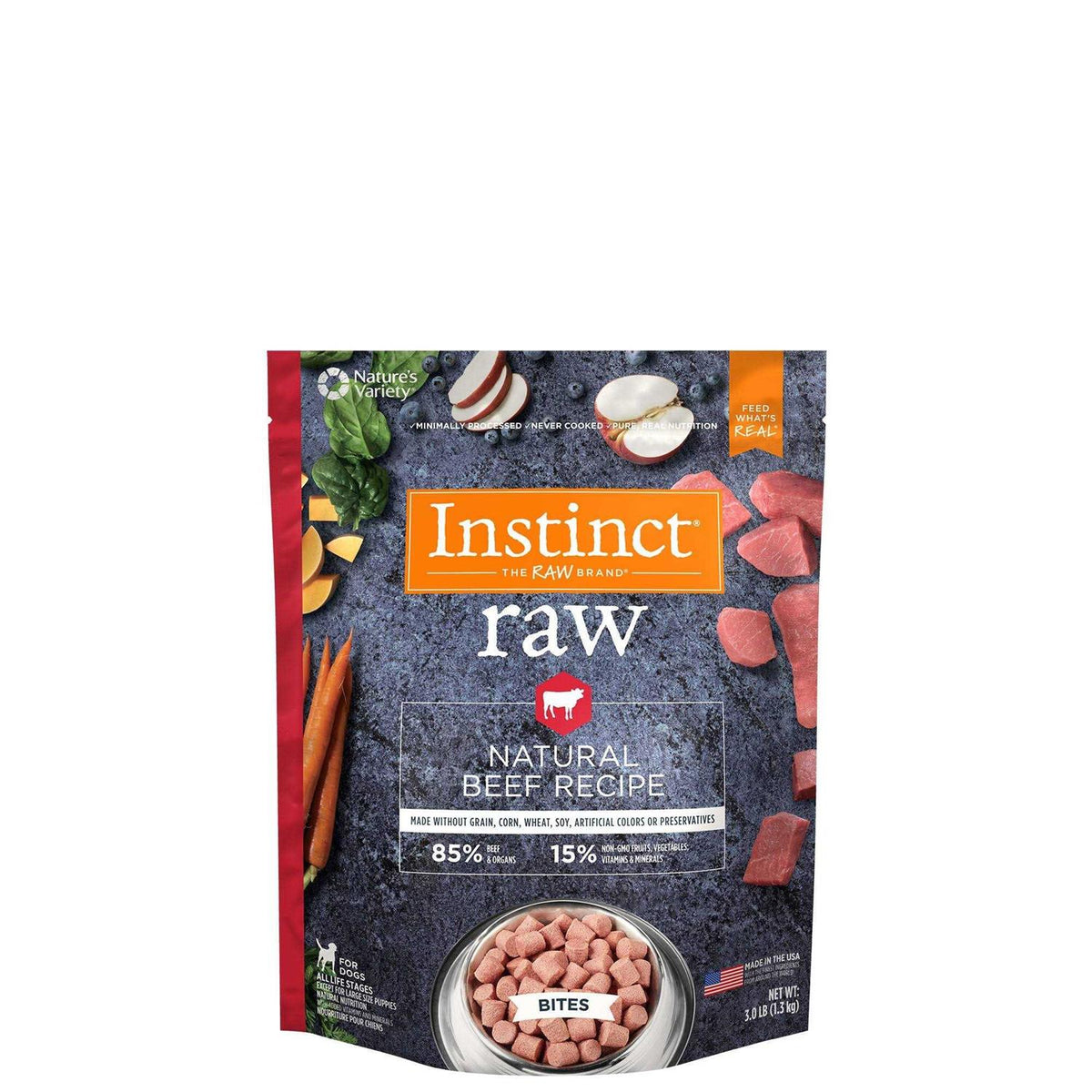 Grain Free Real Beef Recipe Dog Food A795492