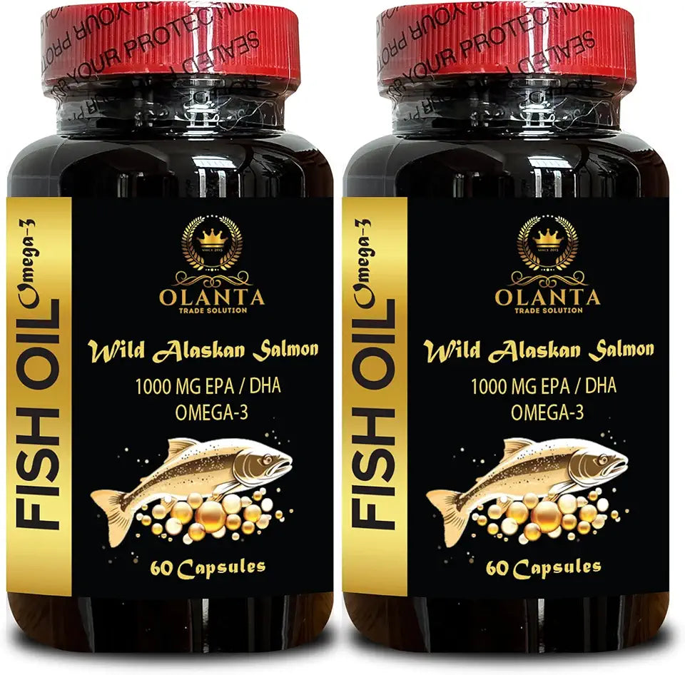 Wild Alaskan Salmon Oil Omega-3 Softgel Supplement 120 Softgels G14078