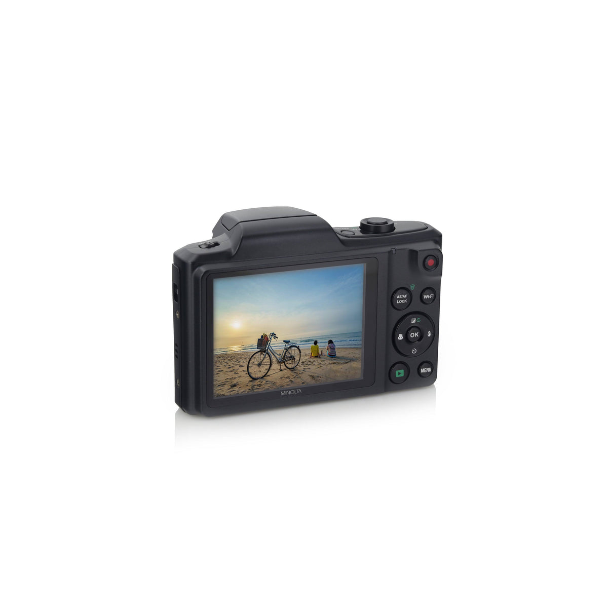 20.0-Megapixel 1080p Full HD Wi-Fi Digital Camera with 22x Zoom (Black) U2288
