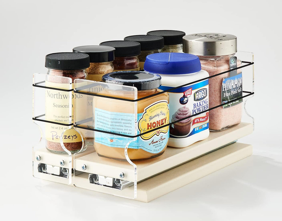 Spice Rack Drawer and Storage Organizer Drawer J905