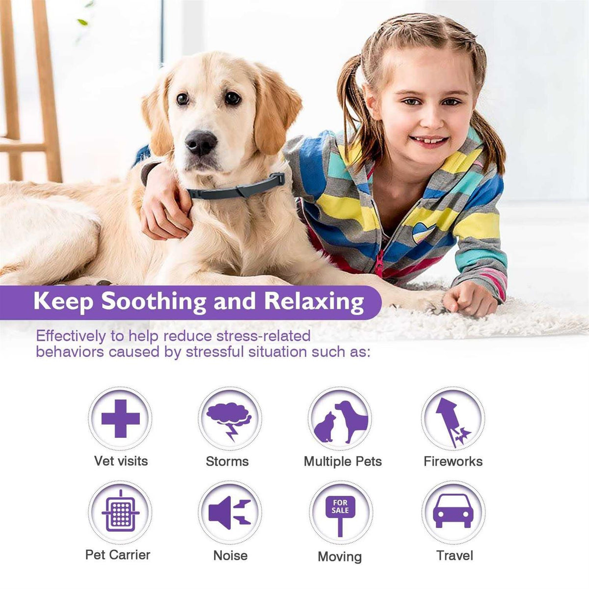 Adjustable Calming Pheromones Collar 3 Packs U184628