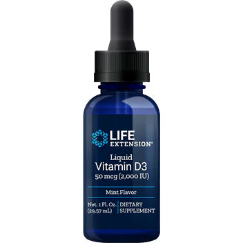 Liquid Vitamin D3 50 mcg Mint 1 fl oz R43864
