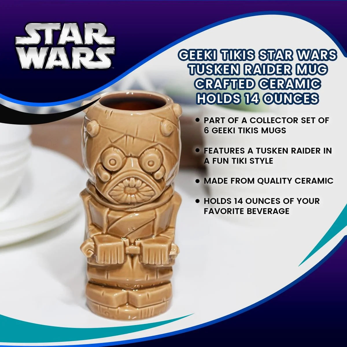 Star Wars Tusken Raider Mug, 14 Ounces Ceramic J8901