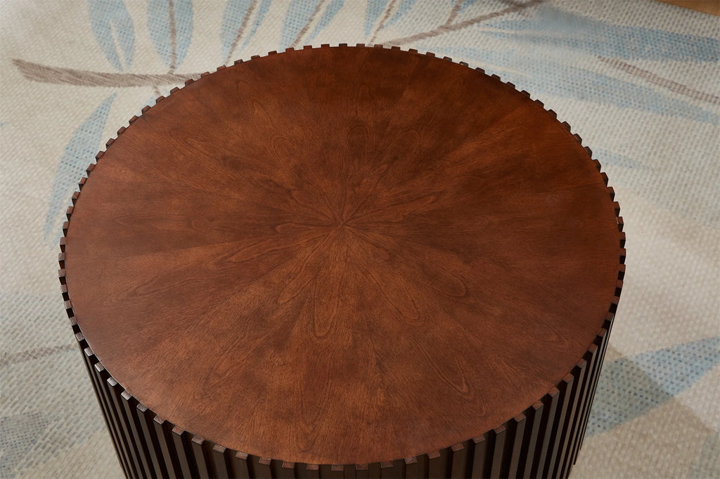 Round Solid Wood Coffee Table S91414