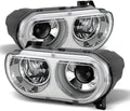 2008-2014 Challenger Headlights Headlamps Replacement HID Model Driver Passenger Side Set B4180