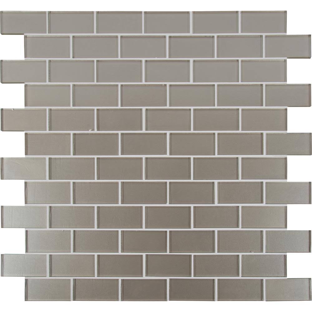 11.81 in. x 11.81 in. Glass Mesh-Mounted Mosaic Tile D7248