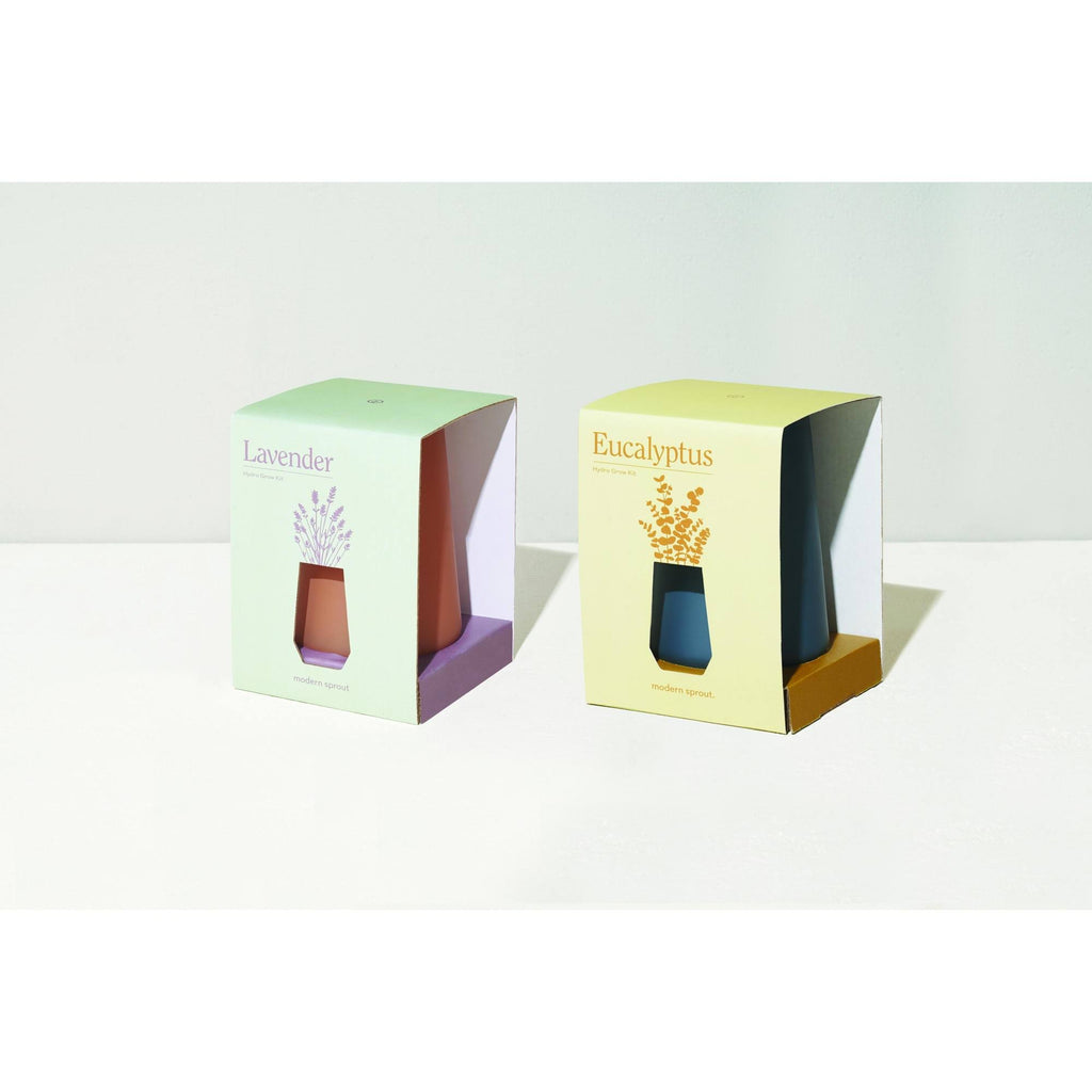 Tapered Tumbler Grow Kits, Indoor Garden Kit, Lavender & Eucalyptus (2 Jars) Z273200