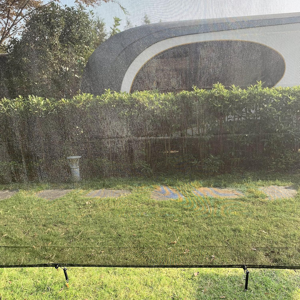 9' X 15' Black Mesh Sun Shade Screen V63687