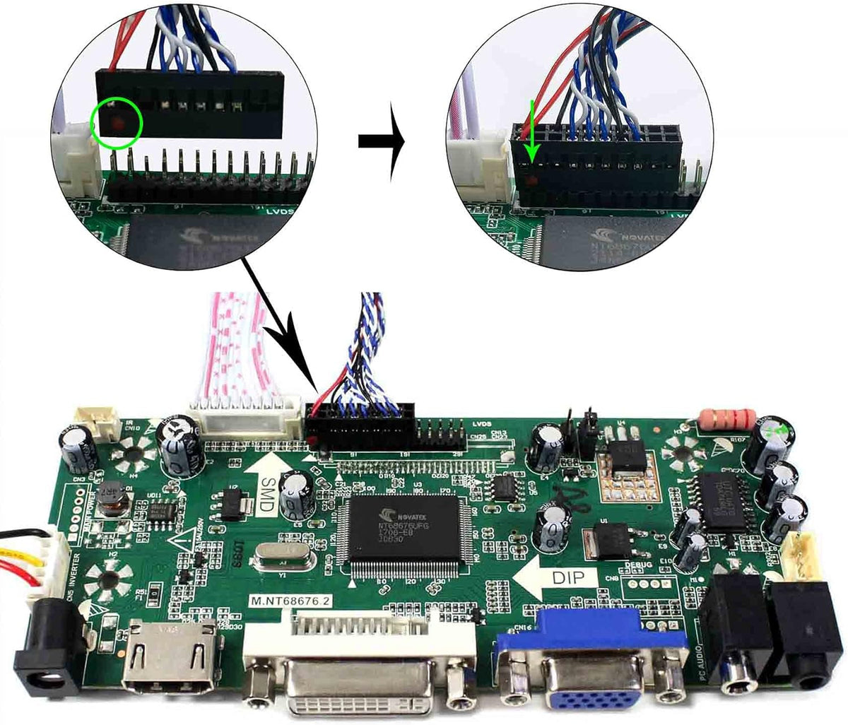 14.9 in 1280X390 LCD Screen with LCD Controller Board A64996