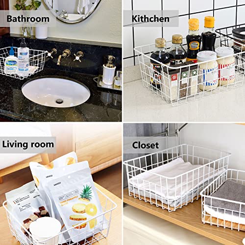 4 Pack Stackable Wire Freezer Organizer Baskets X289850