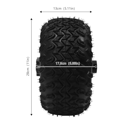 10IN 24V/36V Dual Motor Drive Air Wheel Off-Road Wheel Conversion Kit with Reverse Switch U248