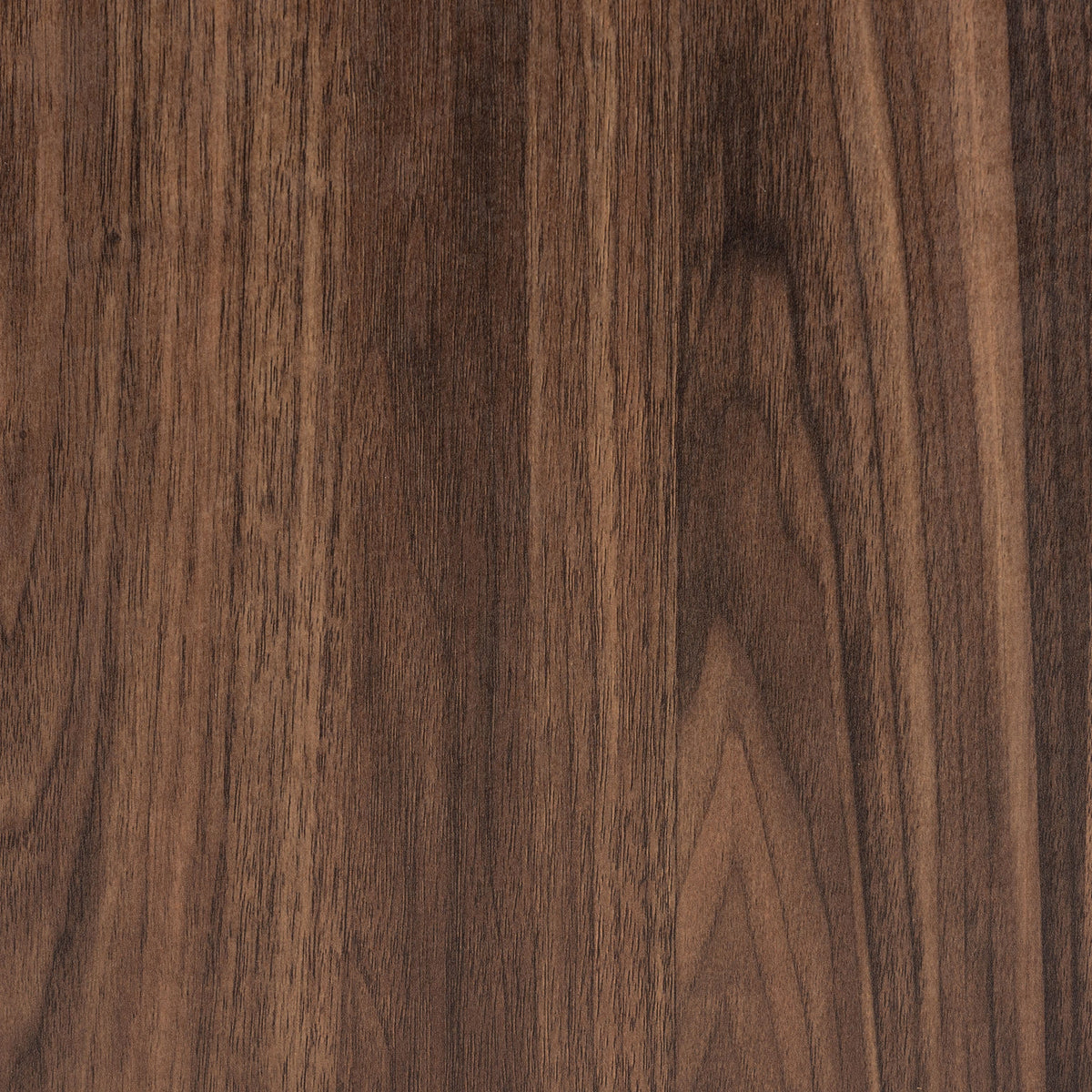Walnut Brown Wood and Black Metal 1-Drawer End Table L27993