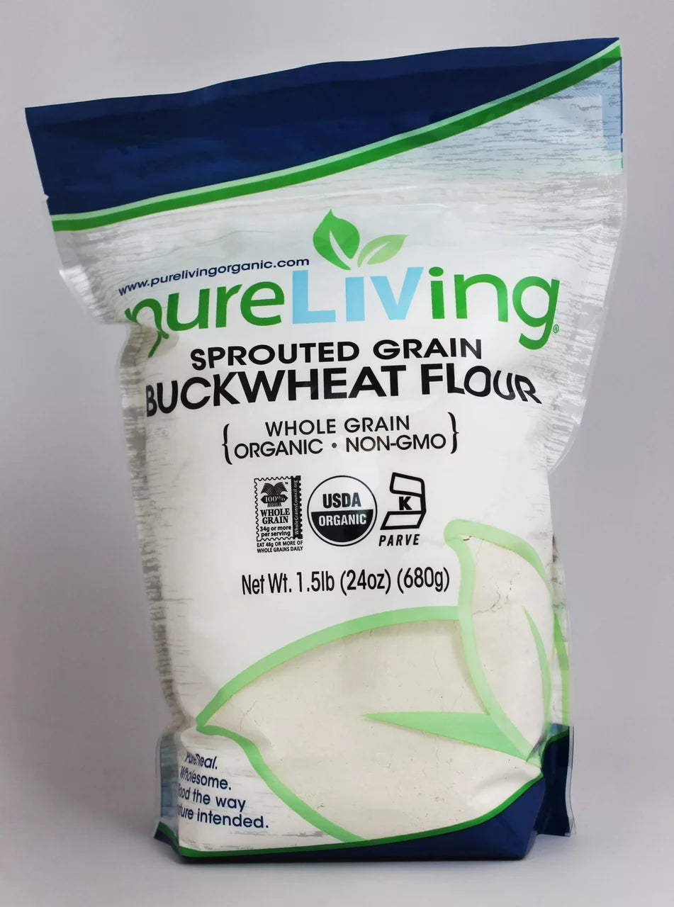 Organic Sprouted Buckwheat Flour 24 oz Bag P929171