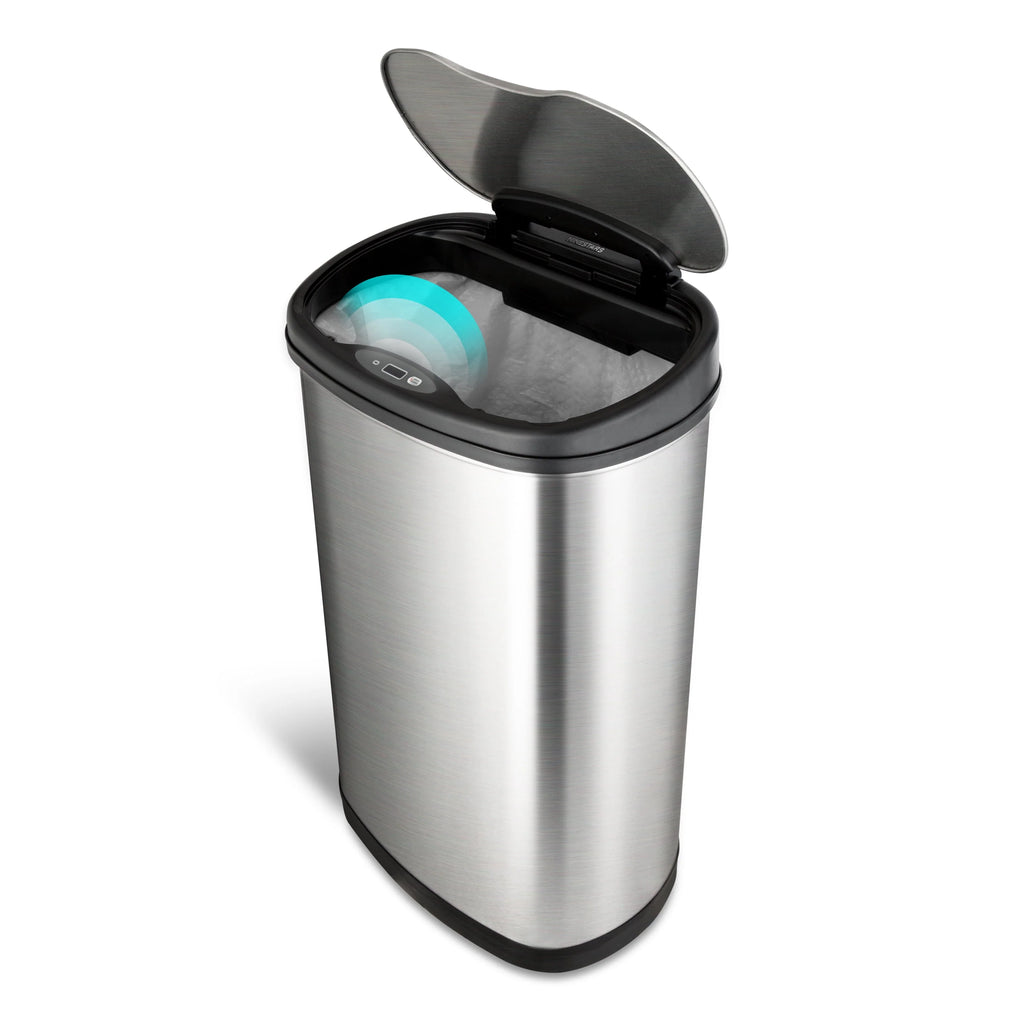 13.2 Gallon Stainless Steel Motion Sensor Trash Can M451