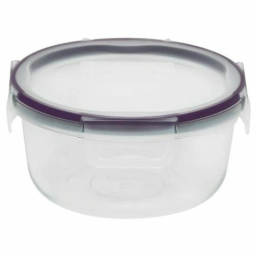 Glass & Plastic Food Storage 8-pc Round Set Q495879